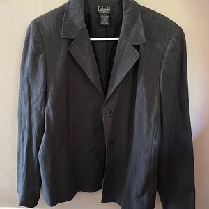 Dark gray blazer petites